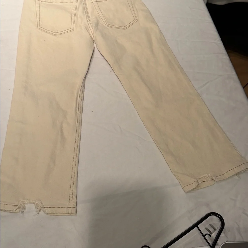 Kids Beige Jeans - Picture 4 of 5